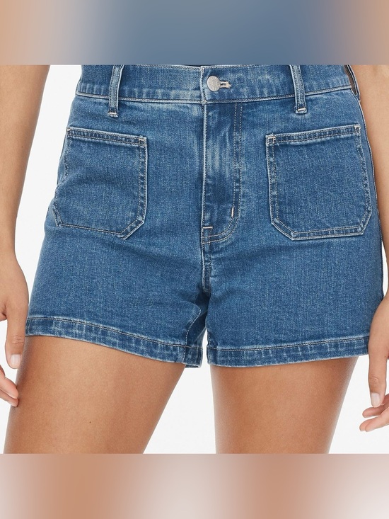 J. Crew Pants - J. Crew Blue Denim Patch-Pocket Shorts